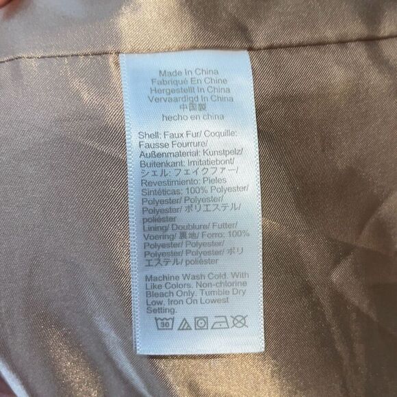 J. CREW Double Breasted Teddy Sherpa Coat Adobe Clay Small NWT - Picture 9 of 11